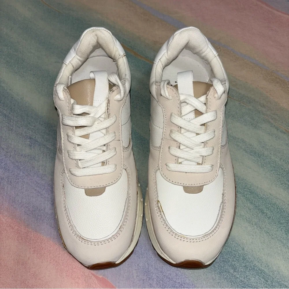 Madewell Kickoff Trainer Sneaker in Leather size 7
